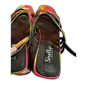 SHELLYS LONDON Rainbow Destiny 90s Platform Sandals DOLLS KILL